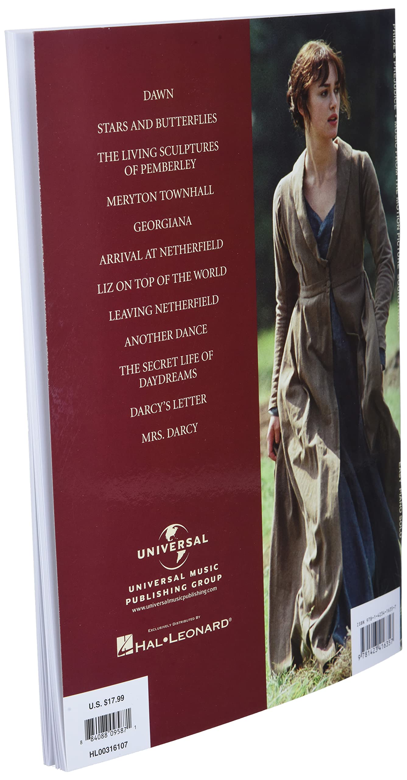Pride and Prejudice: Music from the Motion Picture Soundtrack (Easy Piano),New