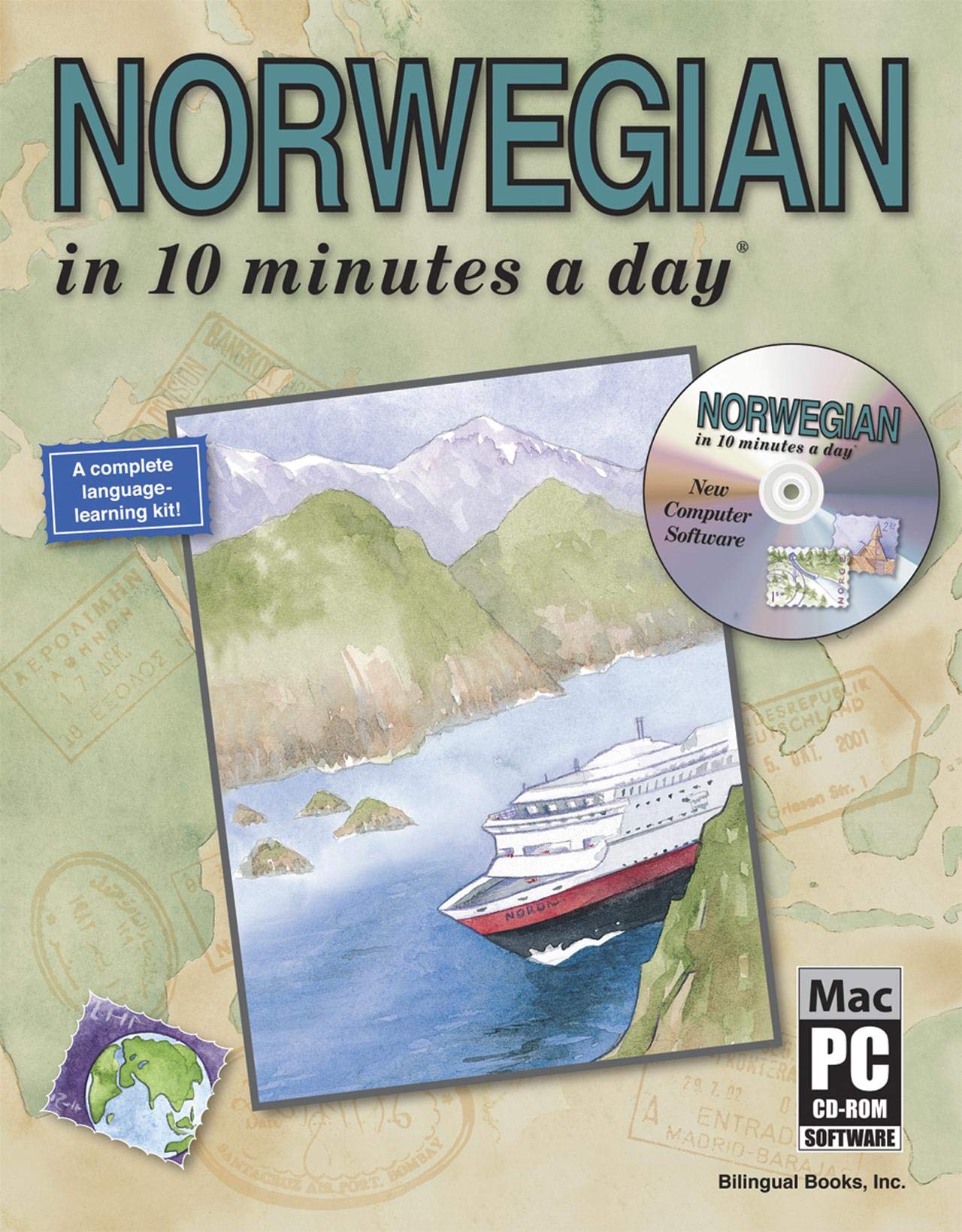 NORWEGIAN in 10 minutes a day with CDROM,Used