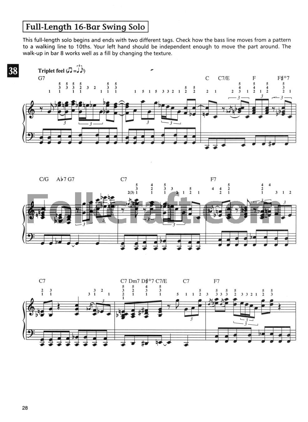 Blues Riffs for Piano Book/Online Audio,Used