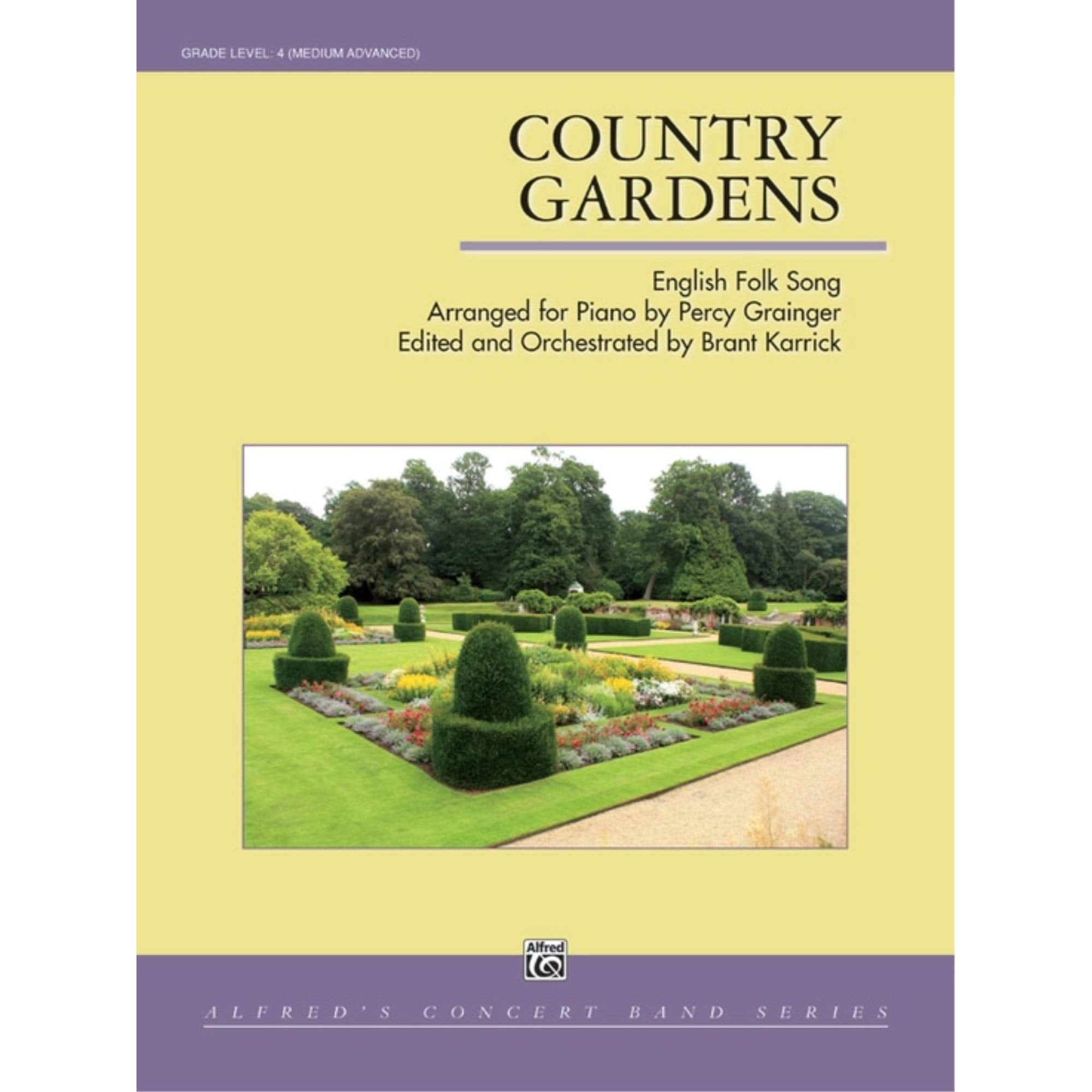 Country Gardens: Conductor Score (Alfred Concert Band),Used
