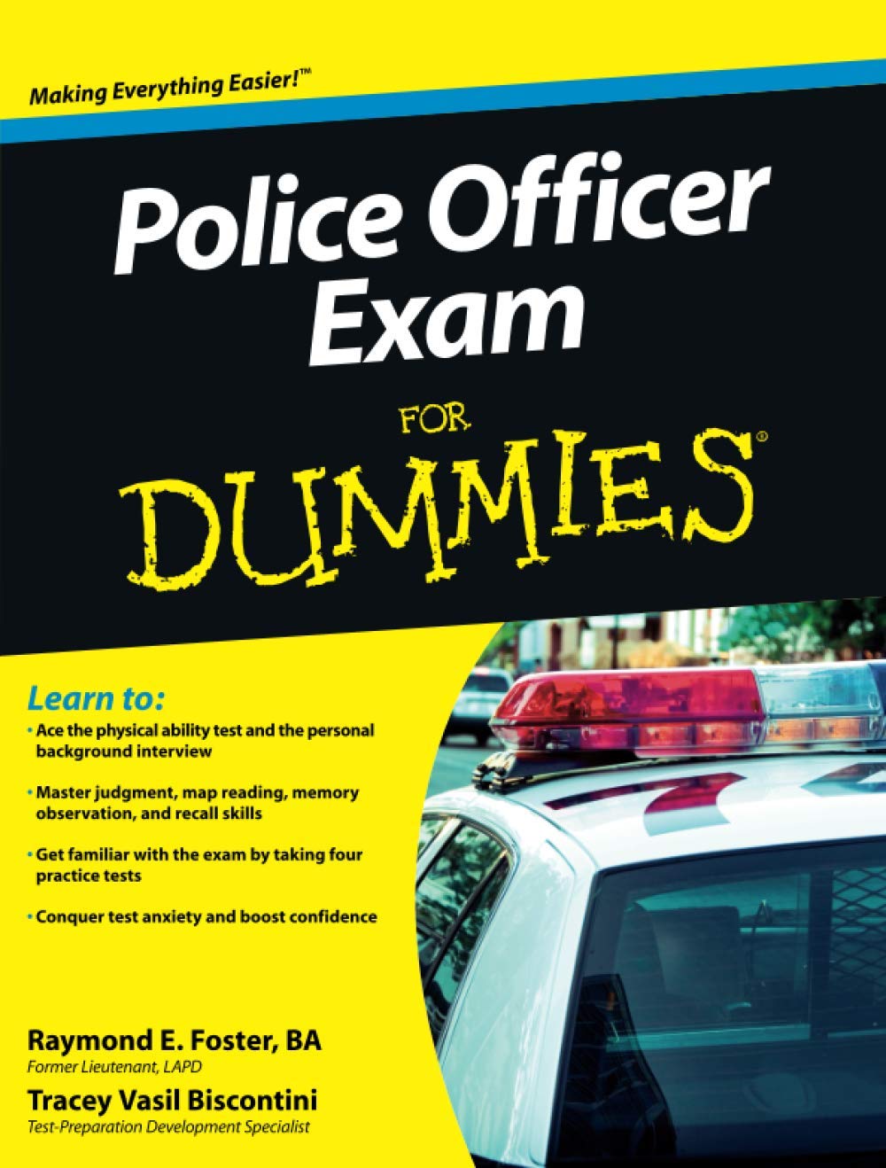 Police Officer Exam For Dummies,Used