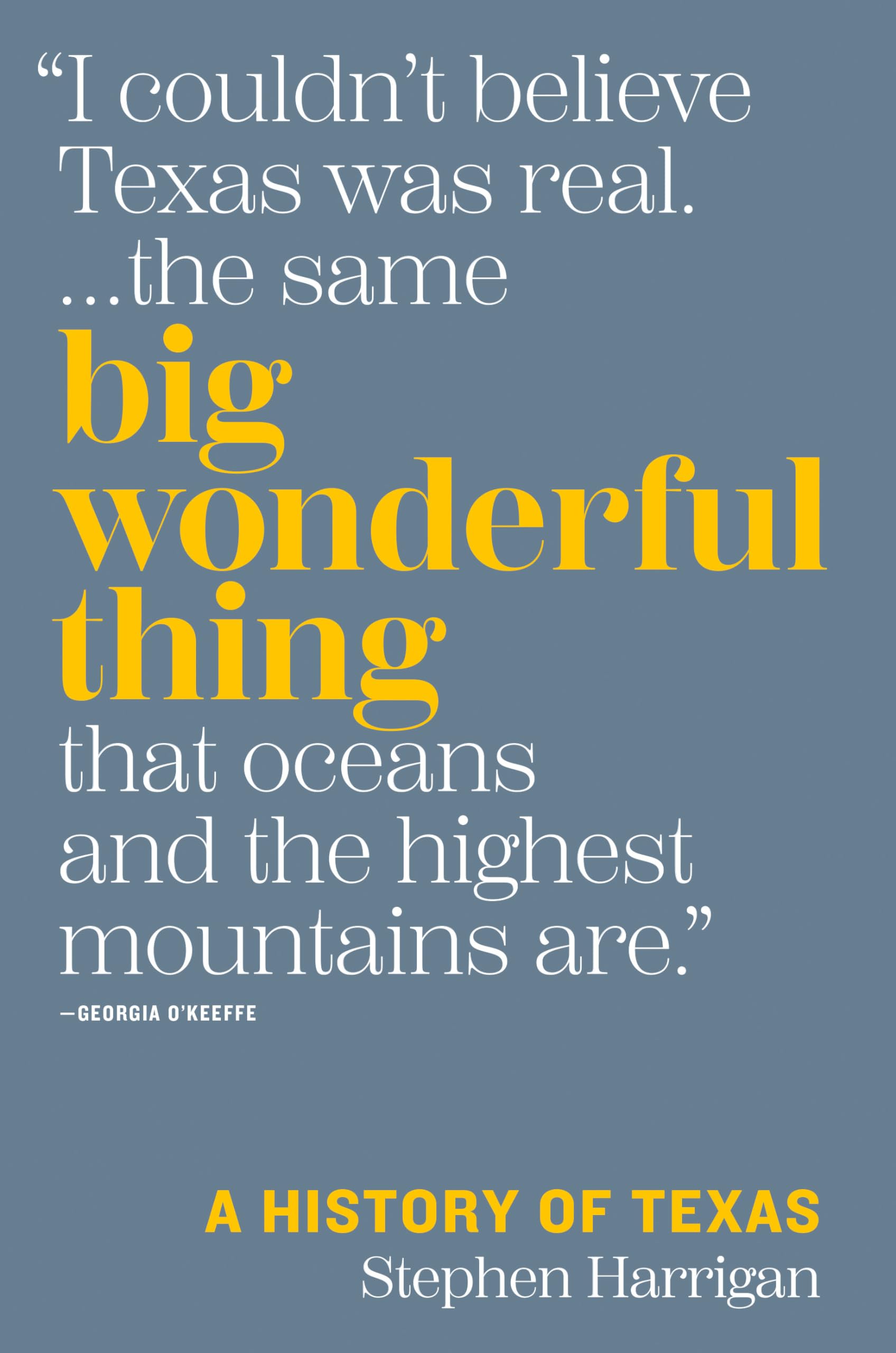 Big Wonderful Thing: A History of Texas (The Texas Bookshelf),Used