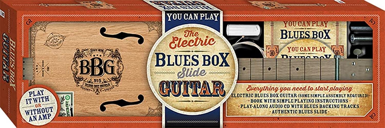 The Electric Blues Box Slide Guitar Kit: with Guitar, Instruction Book and DVD,New