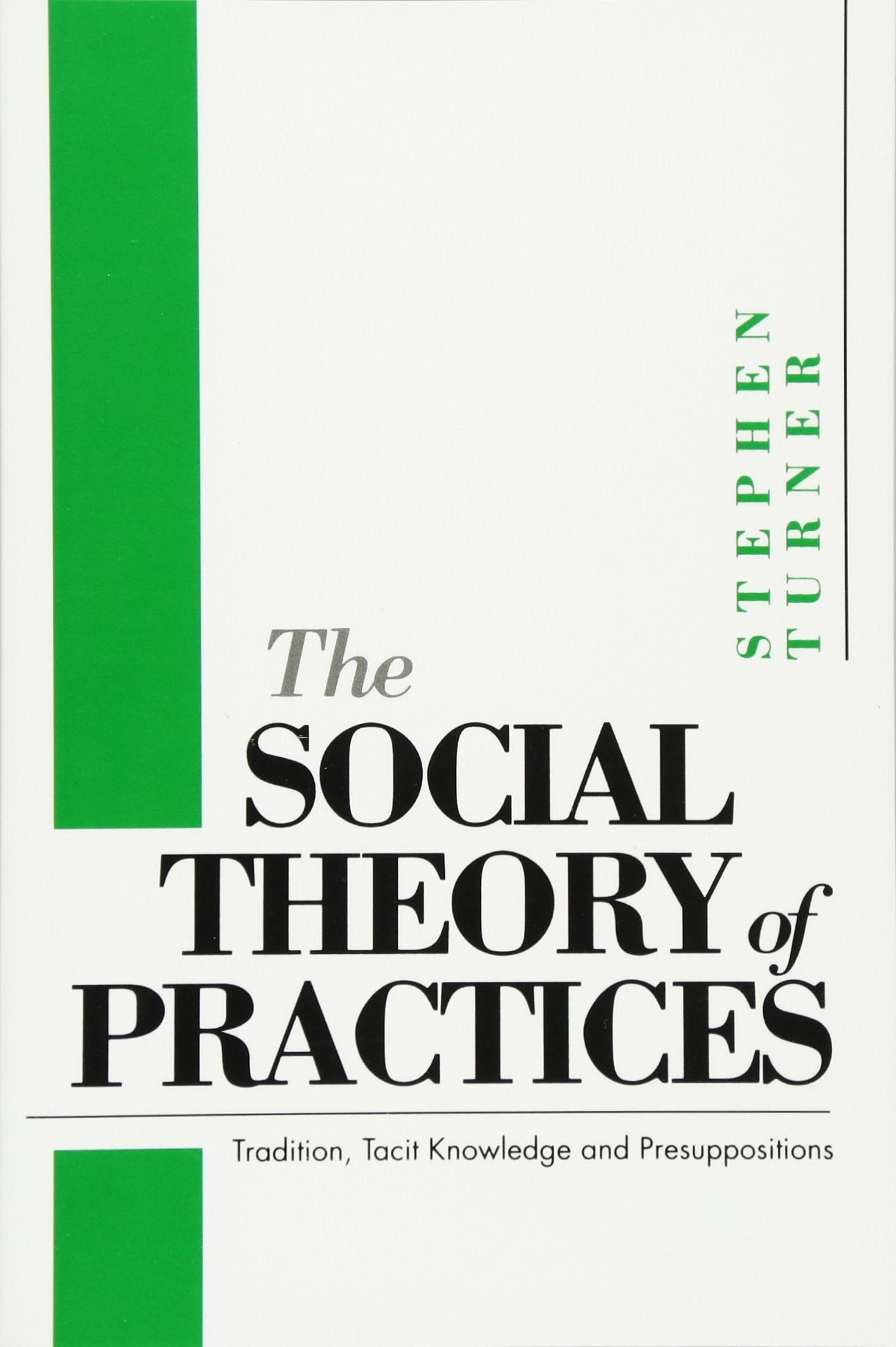 The Social Theory of Practices: Tradition, Tacit Knowledge and Prepositions (Tradition, Tacit Knowledge and Presuppositions),Used