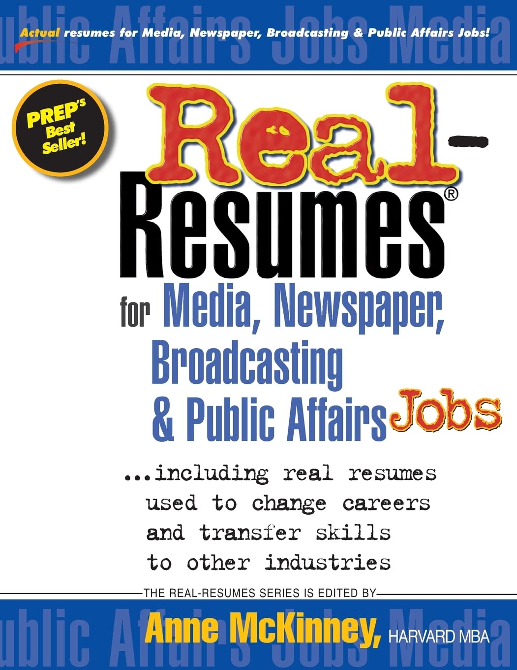 Realresumes For Media, Newspaper, Broadcasting & Public Affairs Jobs...,Used