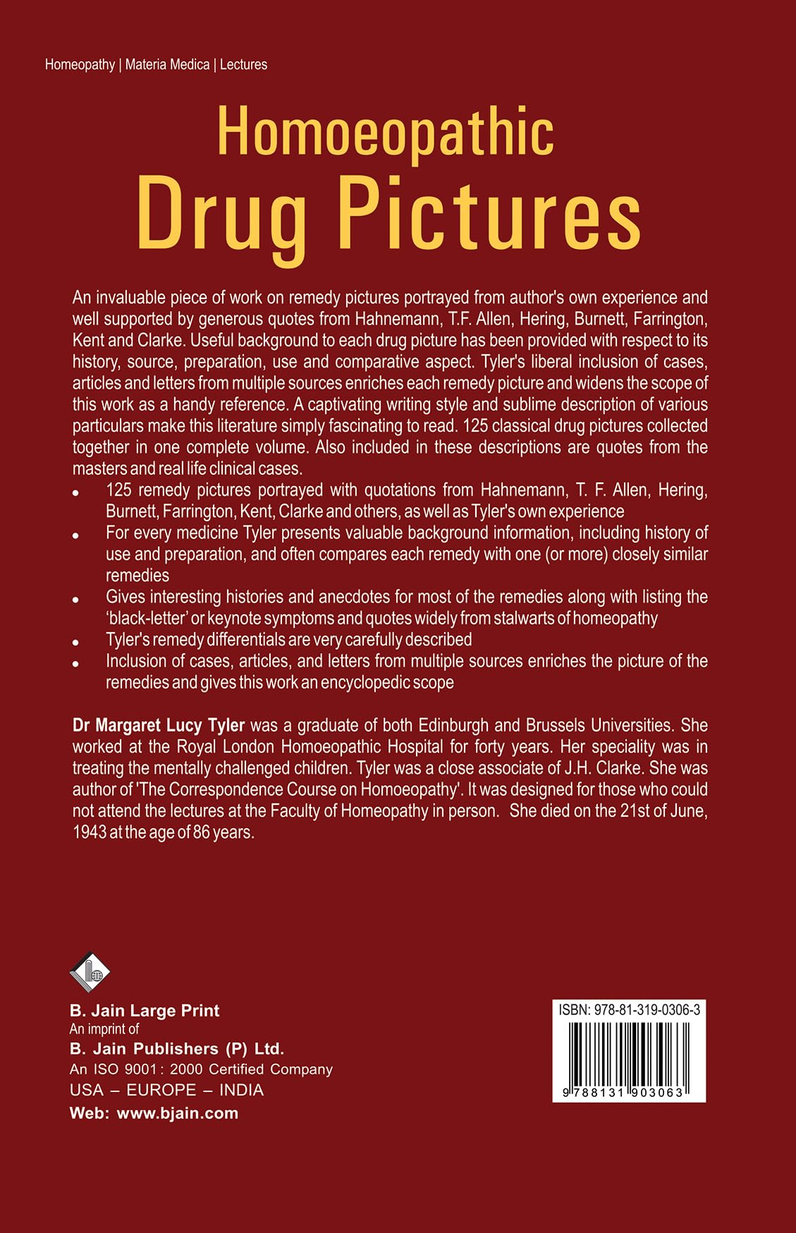 Homeopathic Drug Pictures,Used