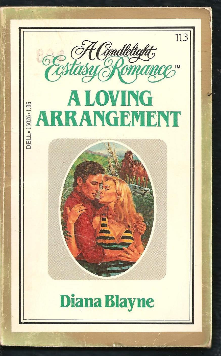 A Loving Arrangement (Candlelight Ecstasy No 113),Used