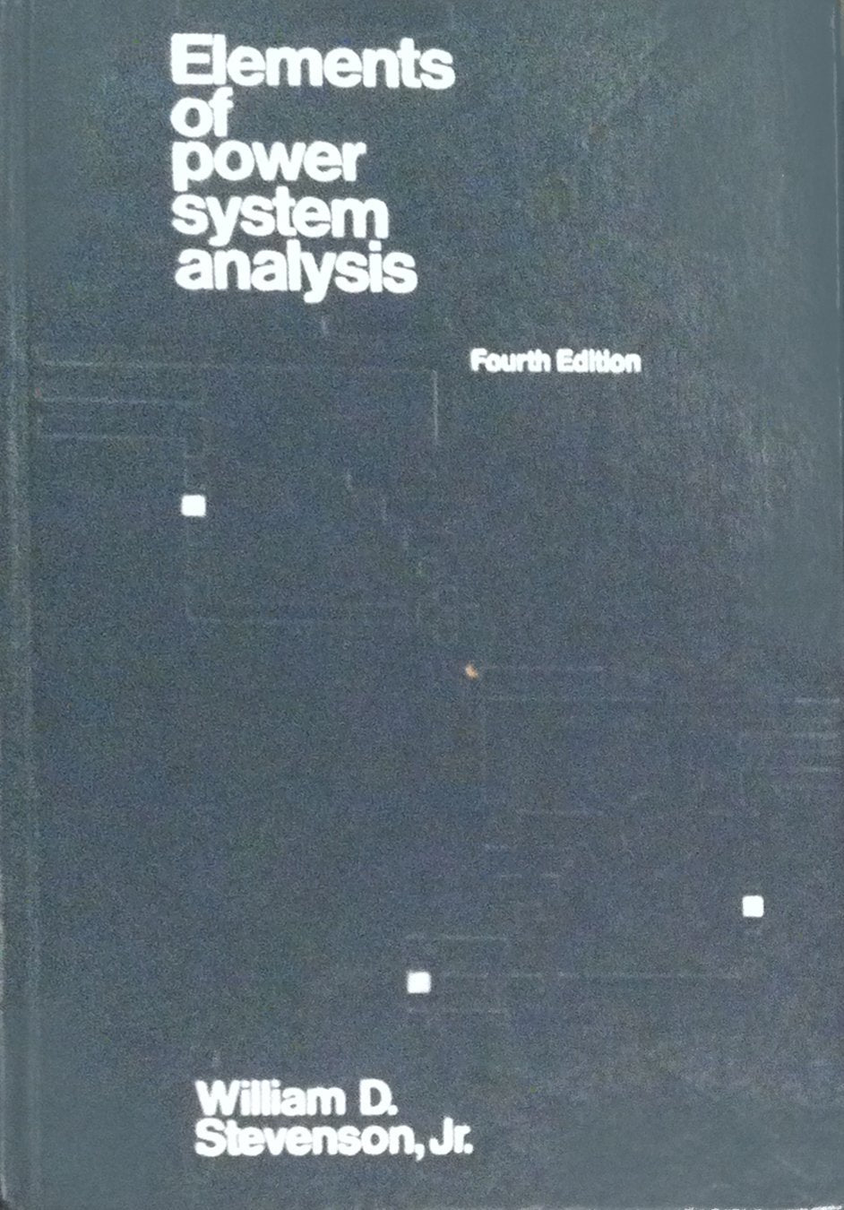 Elements Of Power System Analysis (Mcgraw Hill Series In Electrical And Computer Engineering),New