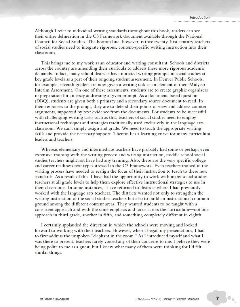 Think It, Show It Social Studies: Strategies for Communicating Understanding  Teacher Resource Provides Strategies to Develop C,Used