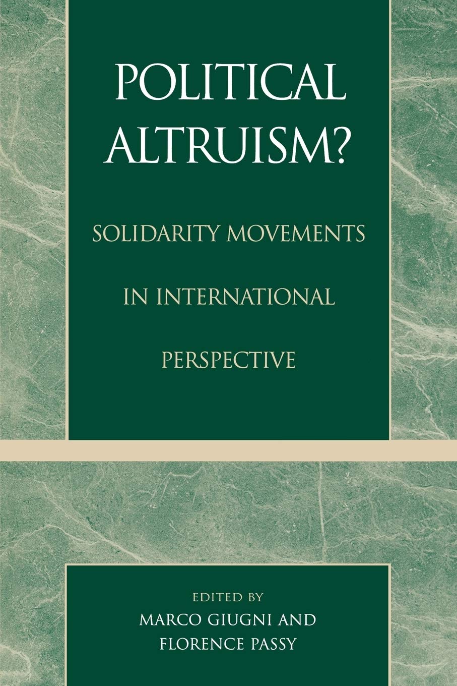 Political Altruism?,Used