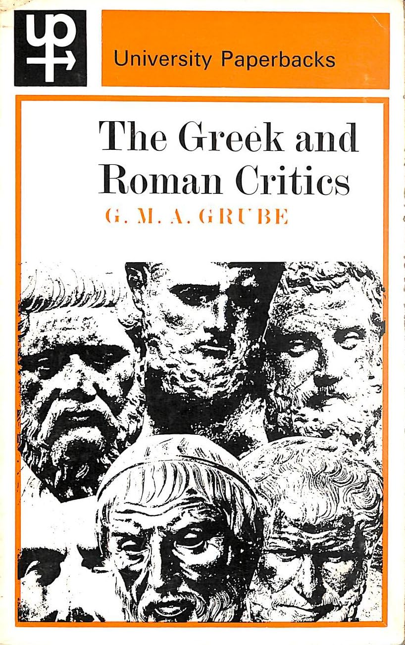 The Greek and Roman Critics,Used