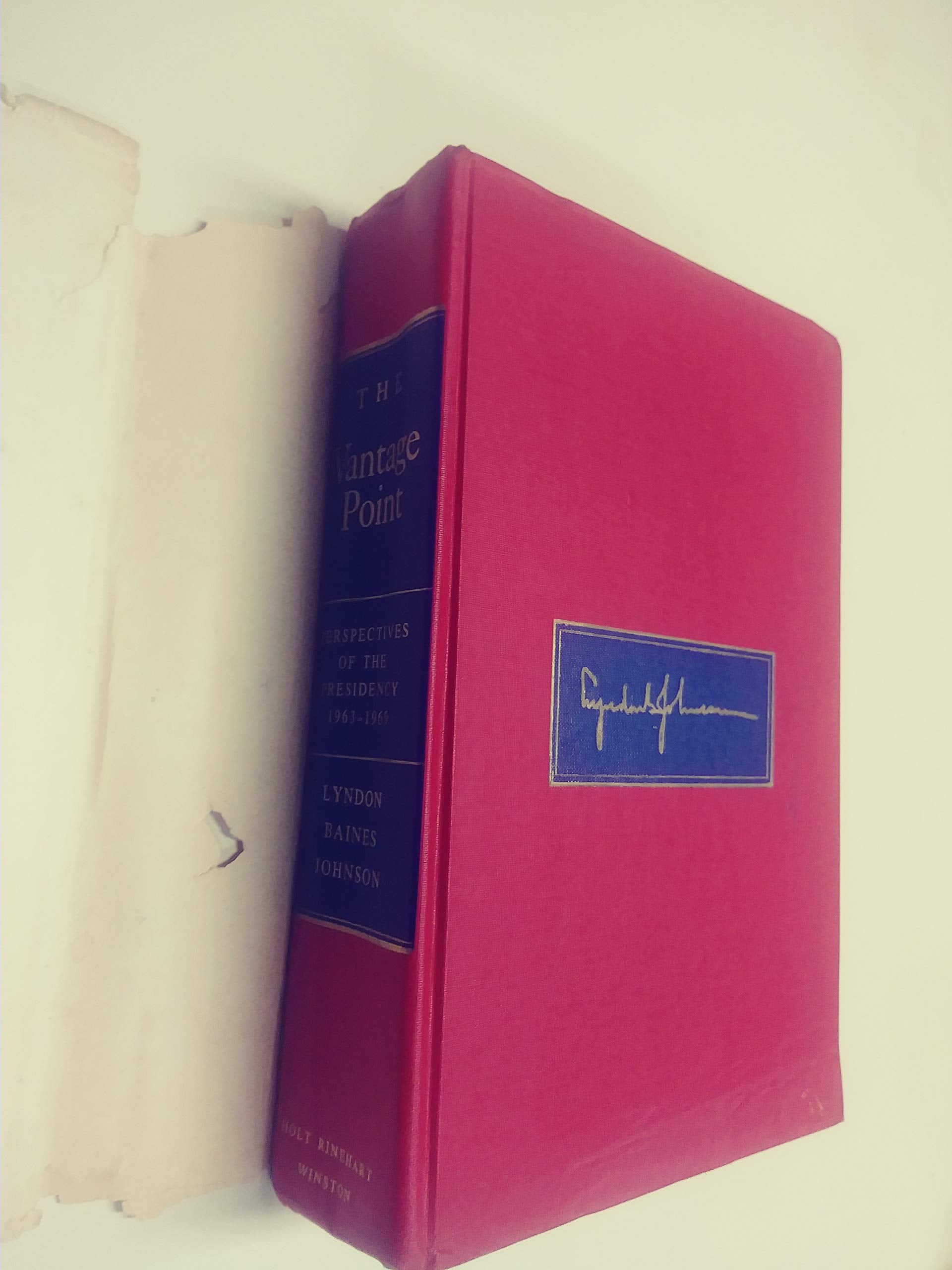 The Vantage Point: Perspectives Of The Presidency, 19631969,Used