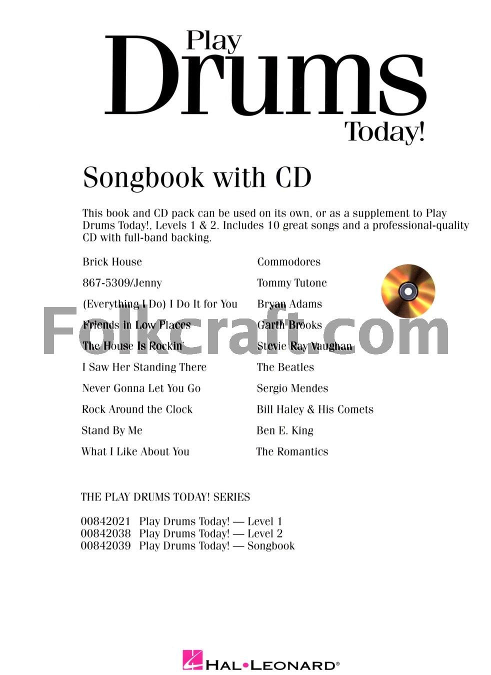 Play Drums Today! Songbook (Play Today!),Used