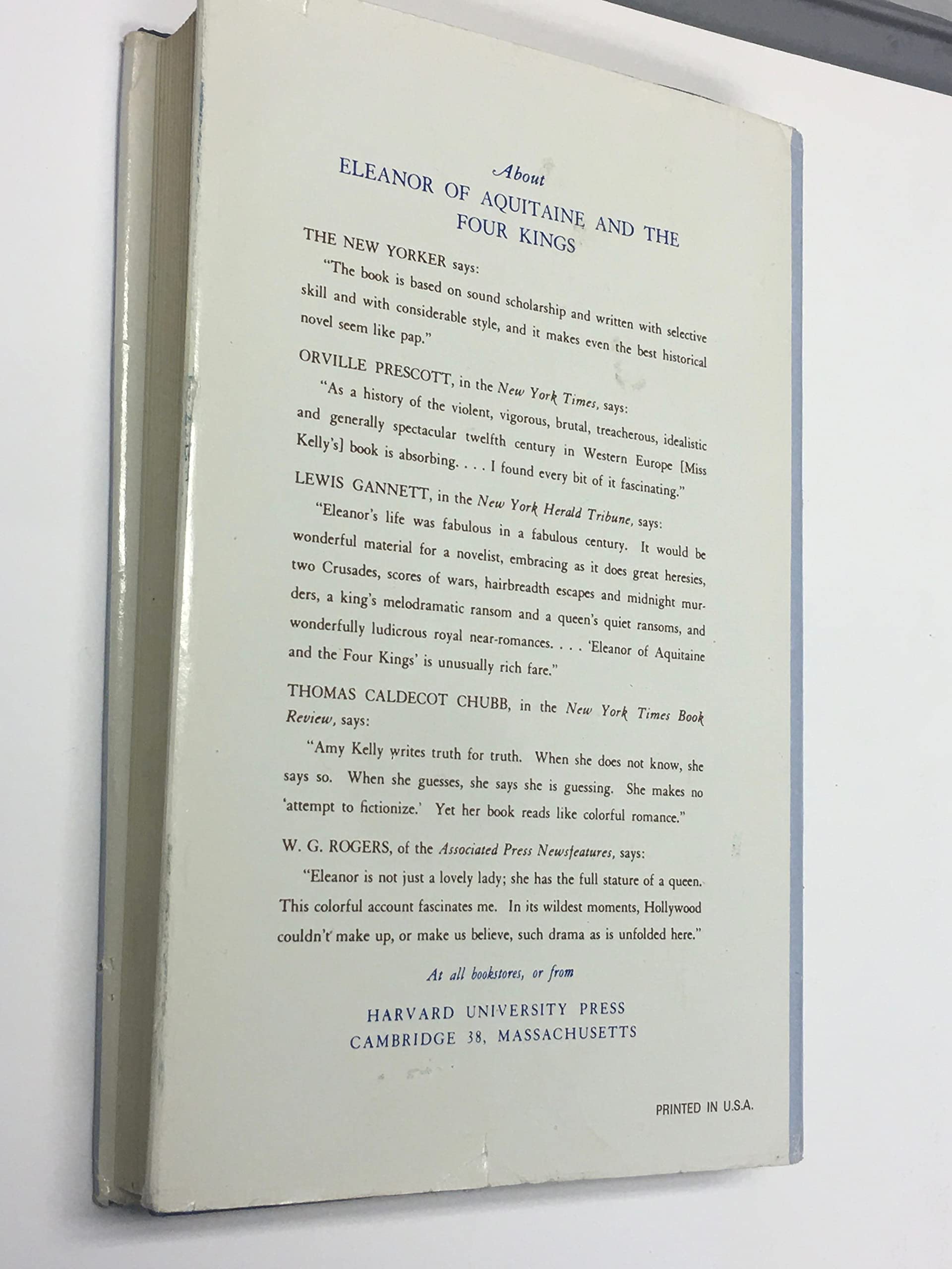 Eleanor of Aquitaine and the Four Kings,Used