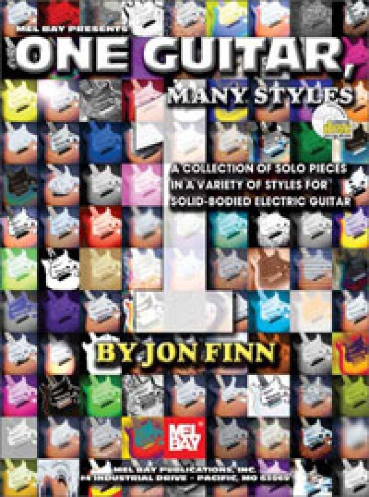 Mel Bay One Guitar, Many Styles: A Collection of Solo Pieces in a Variety of Styles for Solidbodied Electric Guitar,Used