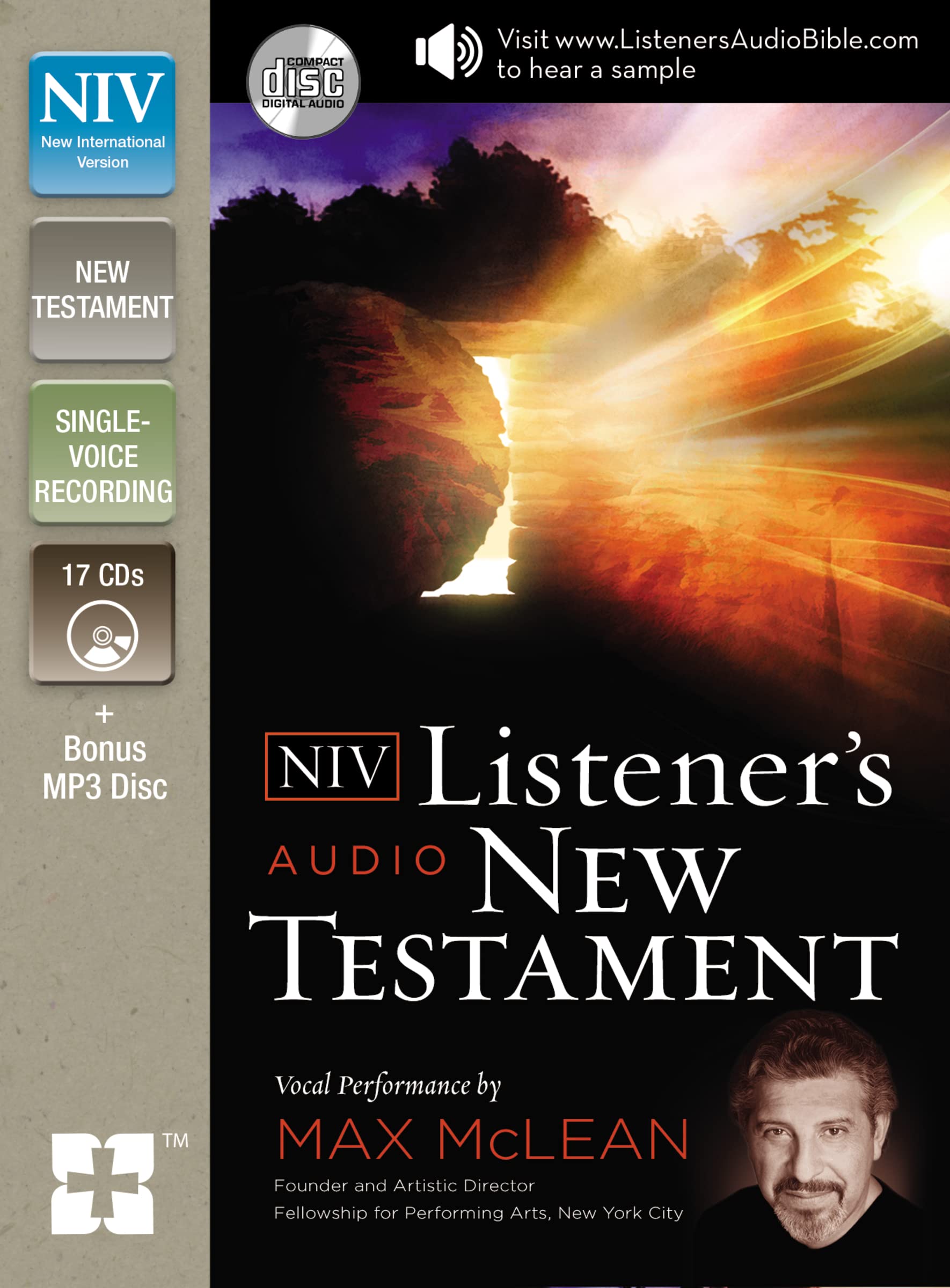 Niv, Listener'S Audio Bible, New Testament, Audio Cd: Vocal Performance By Max Mclean