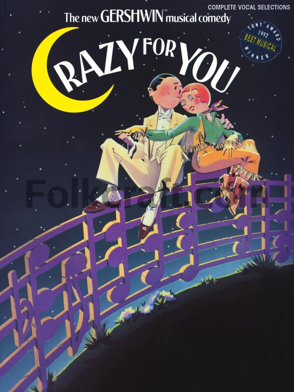Crazy For You: Vocal Selections Piano, Vocal And Guitar Chords