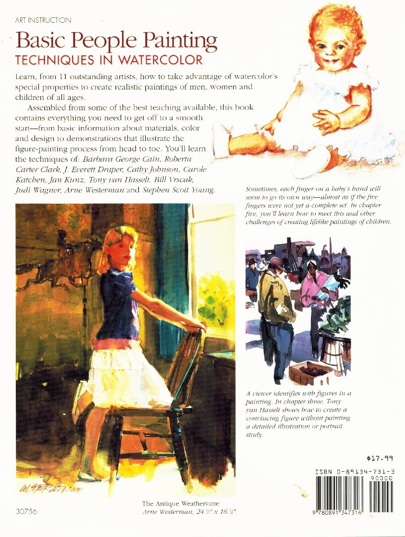 Basic People Painting: Techniques In Watercolor,Used