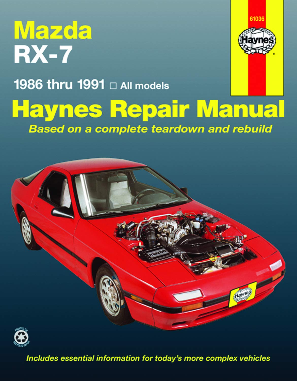 Mazda RX7 models Including Turbo (8691) Haynes Repair Manual (Haynes Repair Manuals),New