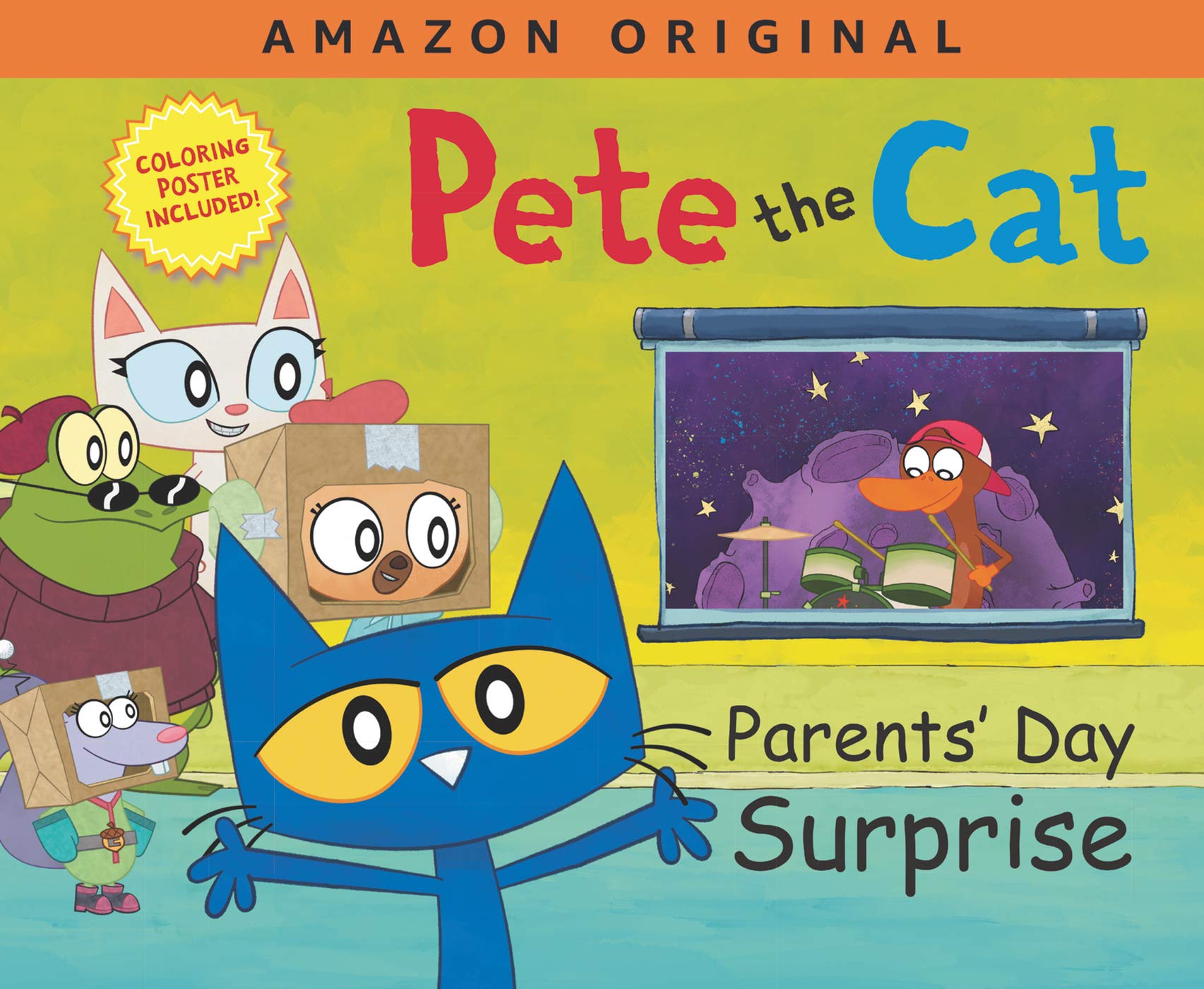 Pete the Cat Parents' Day Surprise: A Father's Day Gift Book From Kids,Used