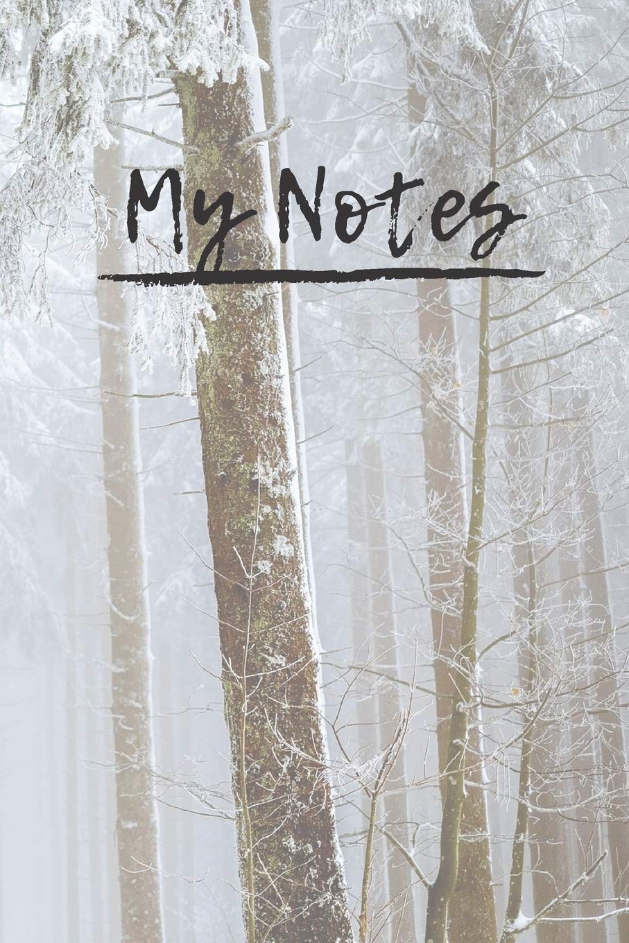 My Notes: Beautiful Notebook With Faded Forest Perfect For Gifts,Used