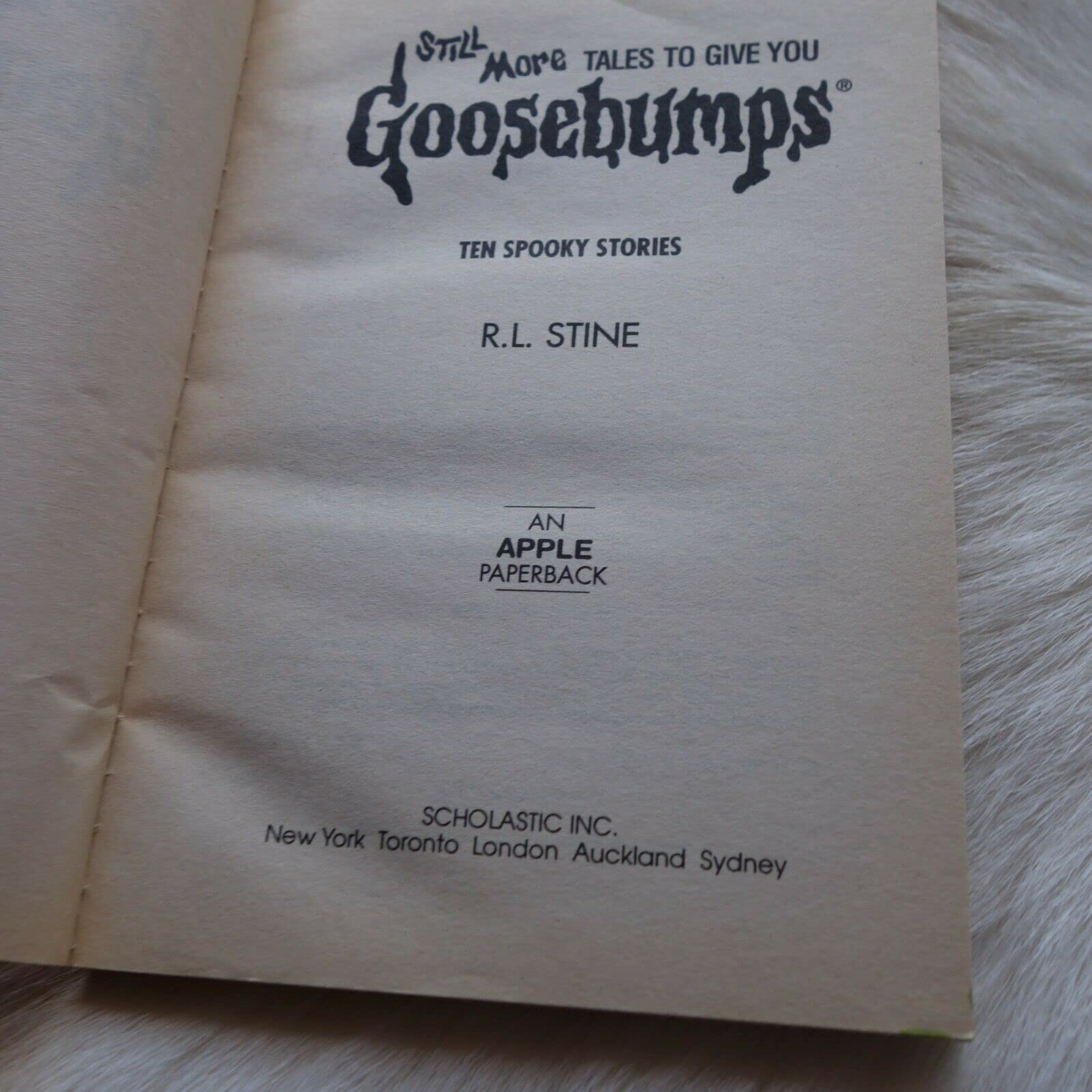 Still More Tales To Give You Goosebumps: Ten Spooky Stories (Goosebumps Special Edition, No 4),Used