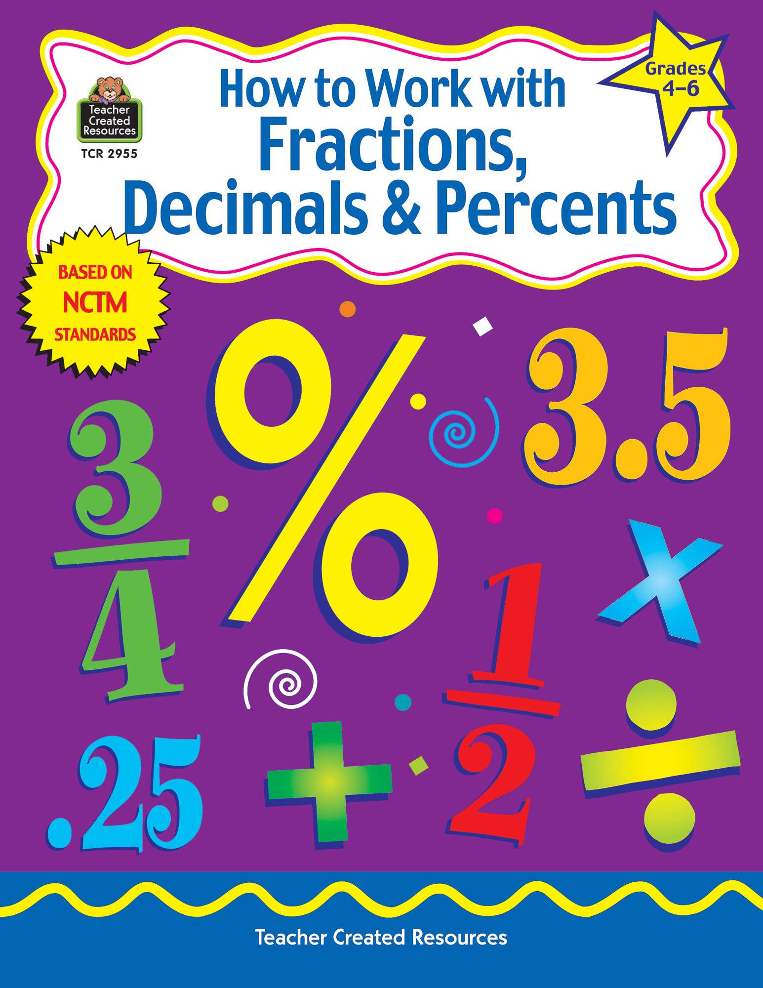 How To Work With Fractions, Decimals & Percents, Grades 46 From Teacher Created Resources