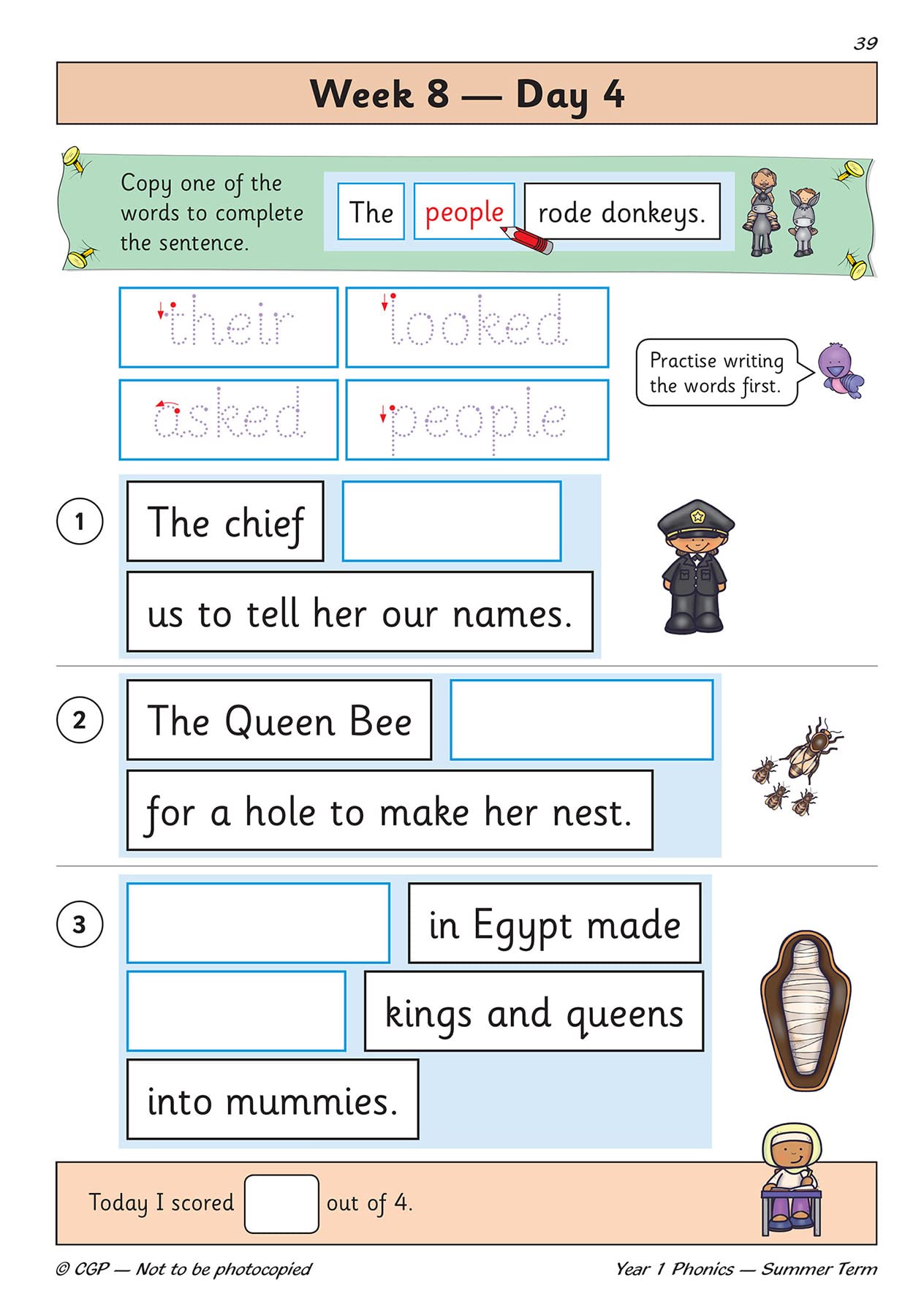 New KS1 Phonics Daily Practice Book: Year 1 Summer Term: superb for catchup and learning at home (CGP KS1 English),Used