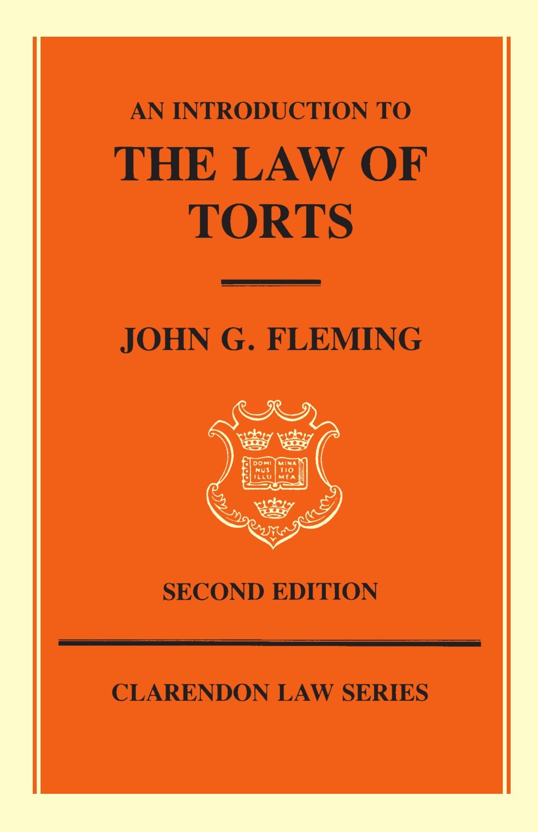 An Introduction to the Law of Torts,Used