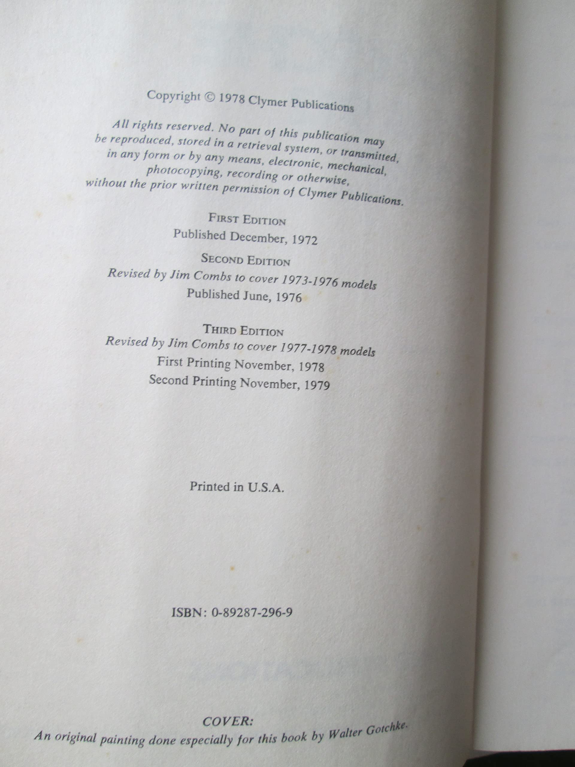 Porsche 911, 19651985 Shop Manual,Used