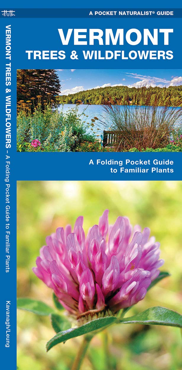 Vermont Trees & Wildflowers: A Folding Pocket Guide to Familiar Plants (Wildlife and Nature Identification),Used