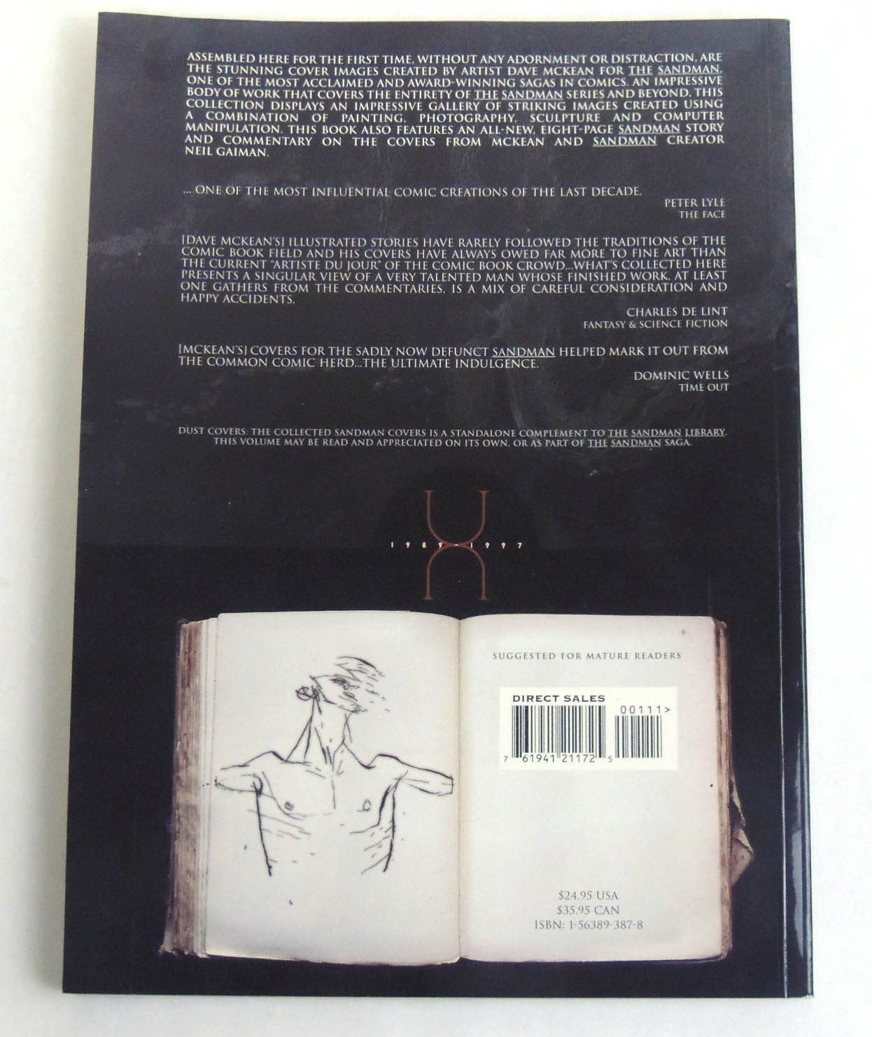 Dustcovers: The Collected Sandman Covers 19891997 (Sandman),Used