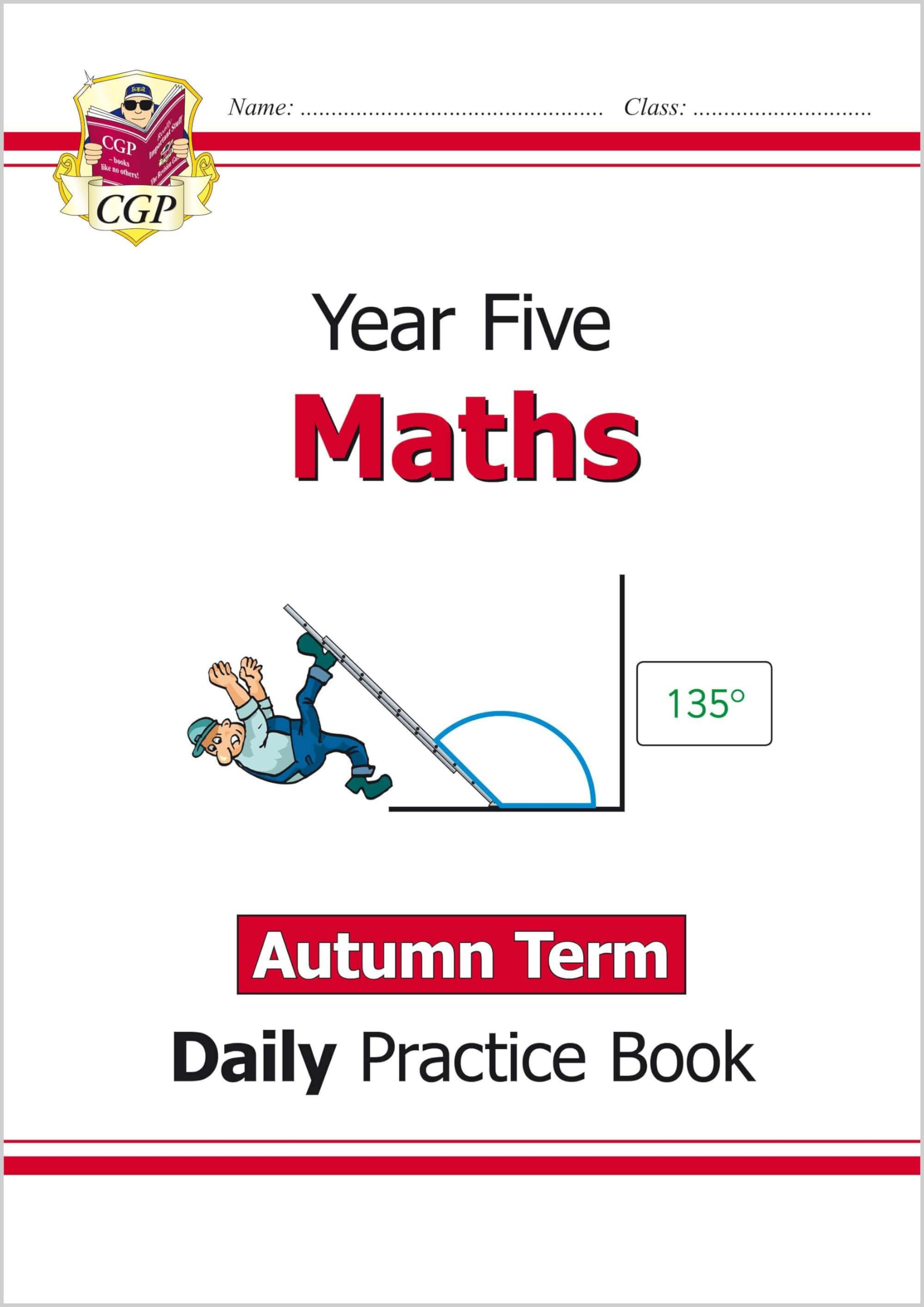 New KS2 Maths Daily Practice Book: Year 5 Autumn Term: perfect for catching up at home (CGP KS2 Maths),Used