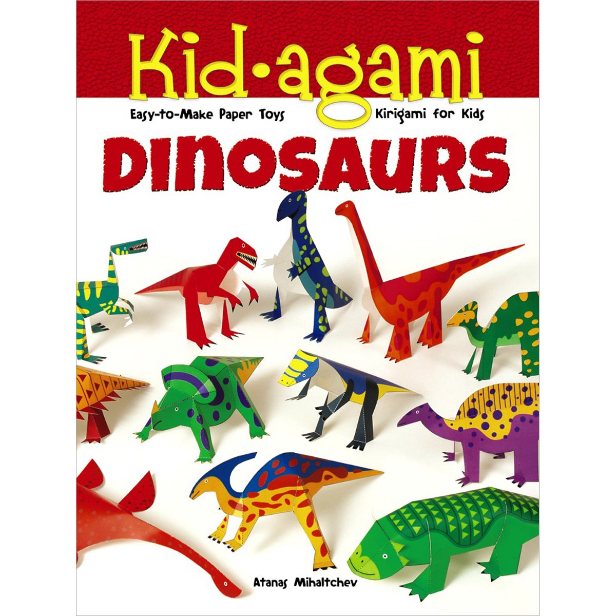 Kidagami Dinosaurs: Kirigami for Kids: EasytoMake Paper Toys (Dover Children's Activity Books),Used