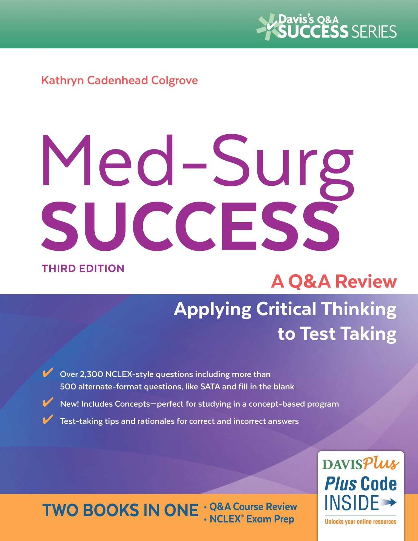 Medsurg Success: Nclexstyle Q&A Review (Davis'S Q&A Success),Used