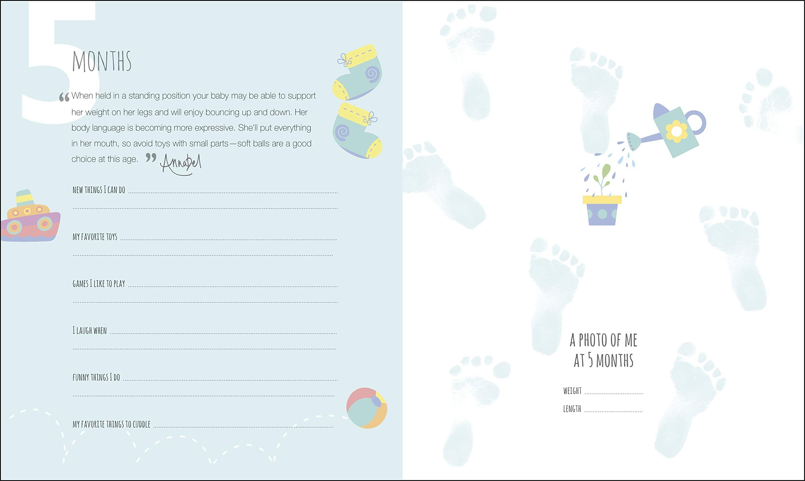 Baby's First Year: Memories for Life  A Keepsake Journal of Milestone Moments,New