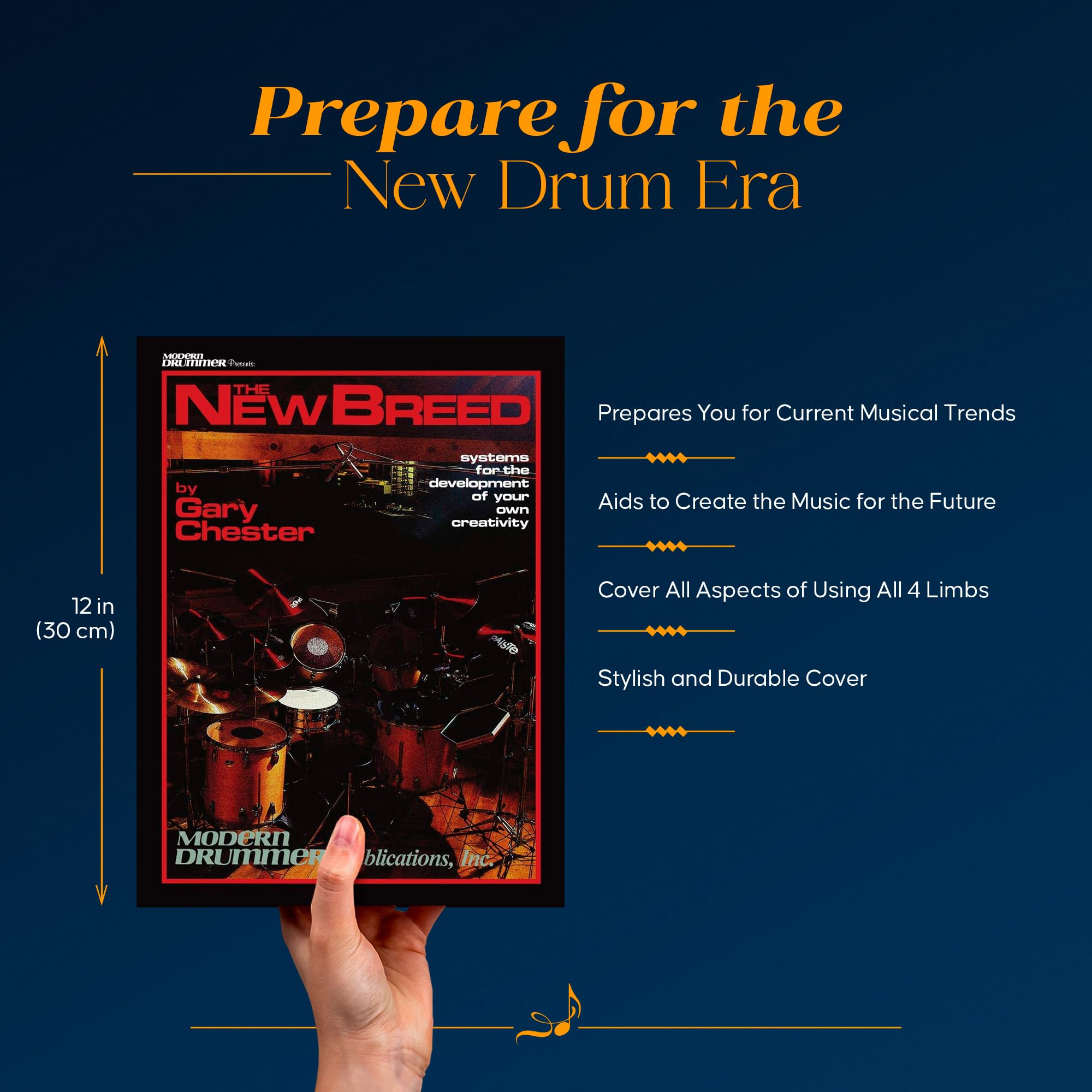The New Breed: Systems for the Development of Your Own Creativity (Book/Online Audio) Drum Book with Instruction Percussion ,New