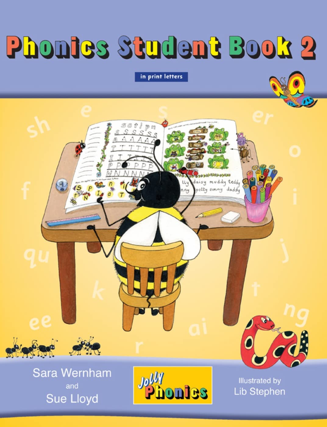 Jolly Phonics Student Book 2: In Print Letters (American English Edition),Used