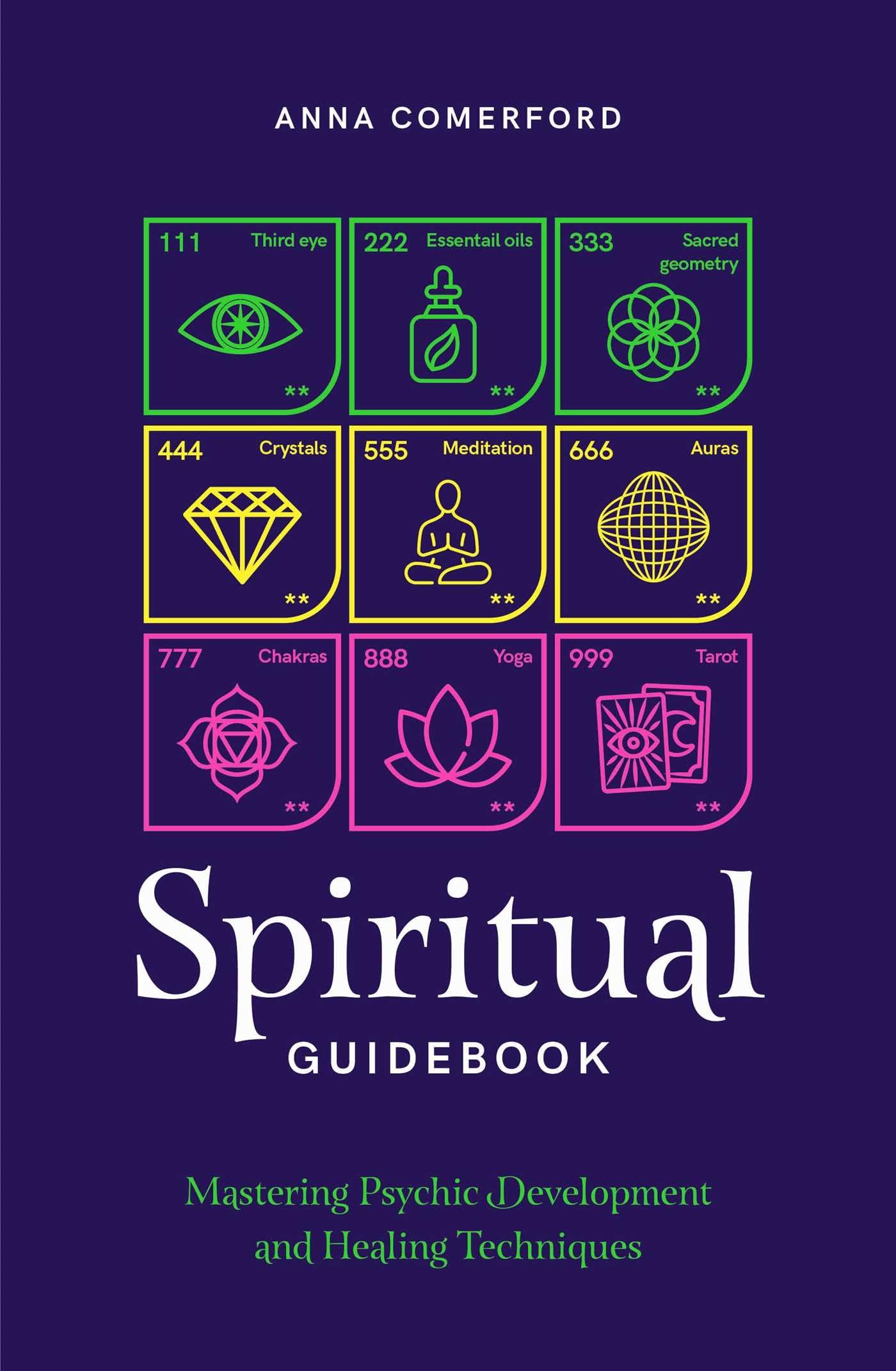 Spiritual Guidebook: Mastering psychic development and healing techniques (Planners),New