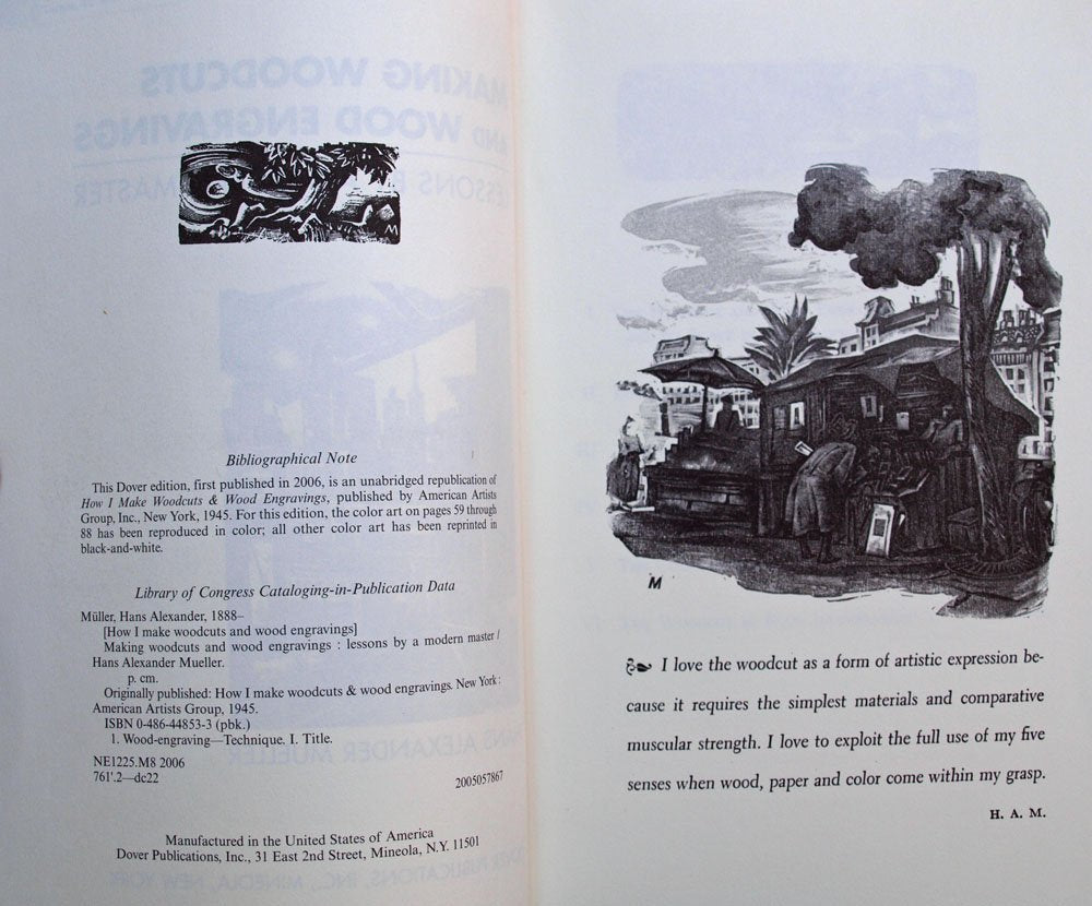 Making Woodcuts and Wood Engravings: Lessons by a Modern Master,Used