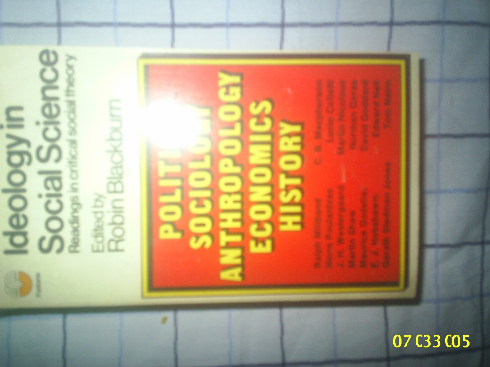 Ideology in social science;: Readings in critical social theory,,Used
