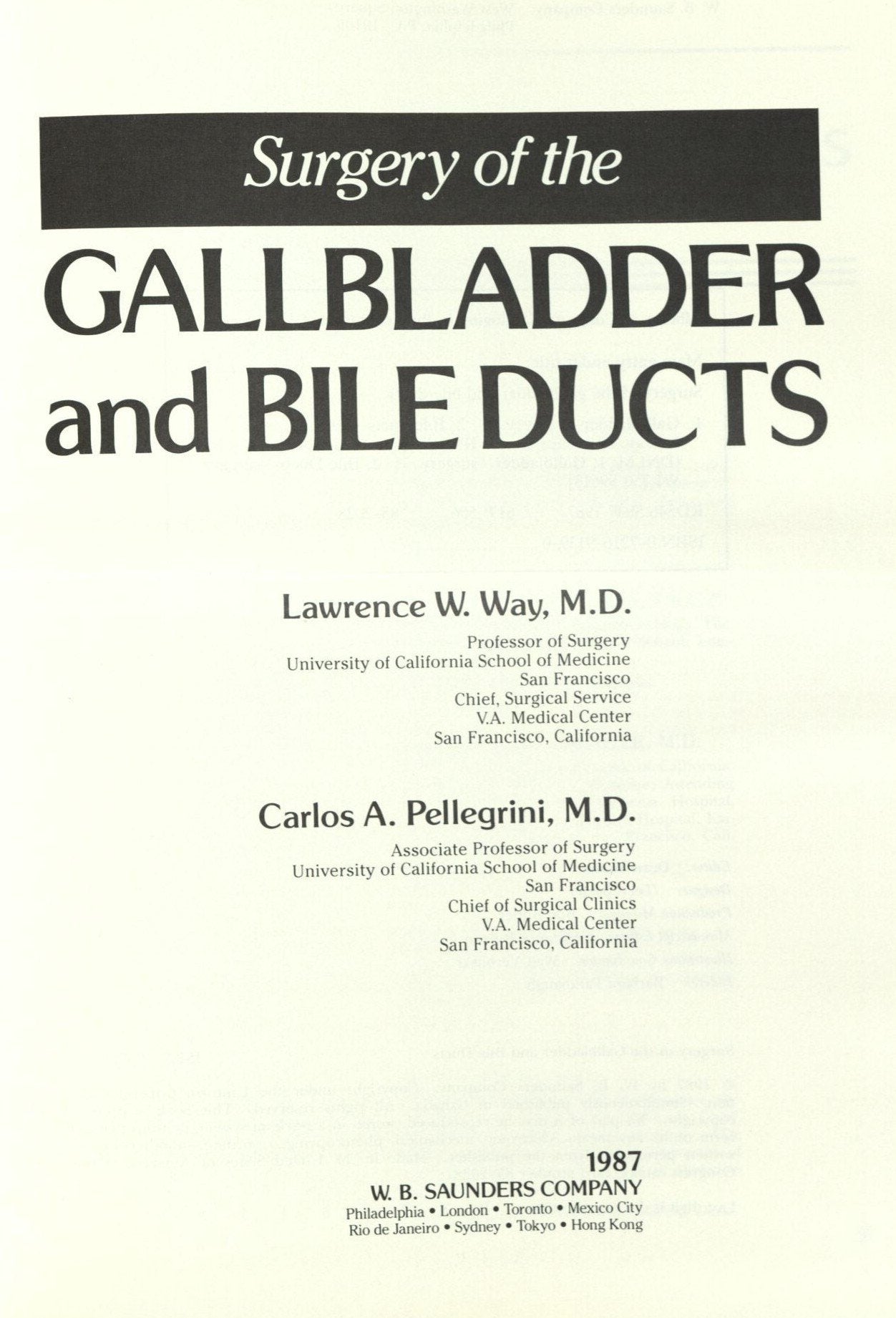 Surgery of the Gallbladder and Bile Ducts,Used