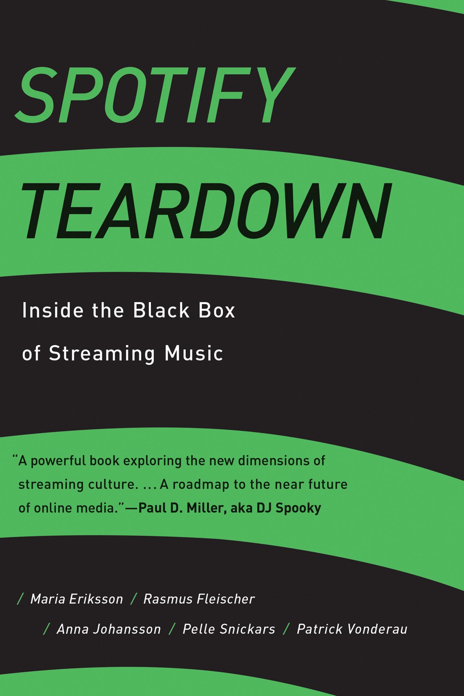 Spotify Teardown: Inside the Black Box of Streaming Music (Mit Press),Used