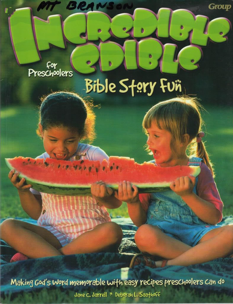 Incredible Edible Bible Story Fun for Preschoolers,Used
