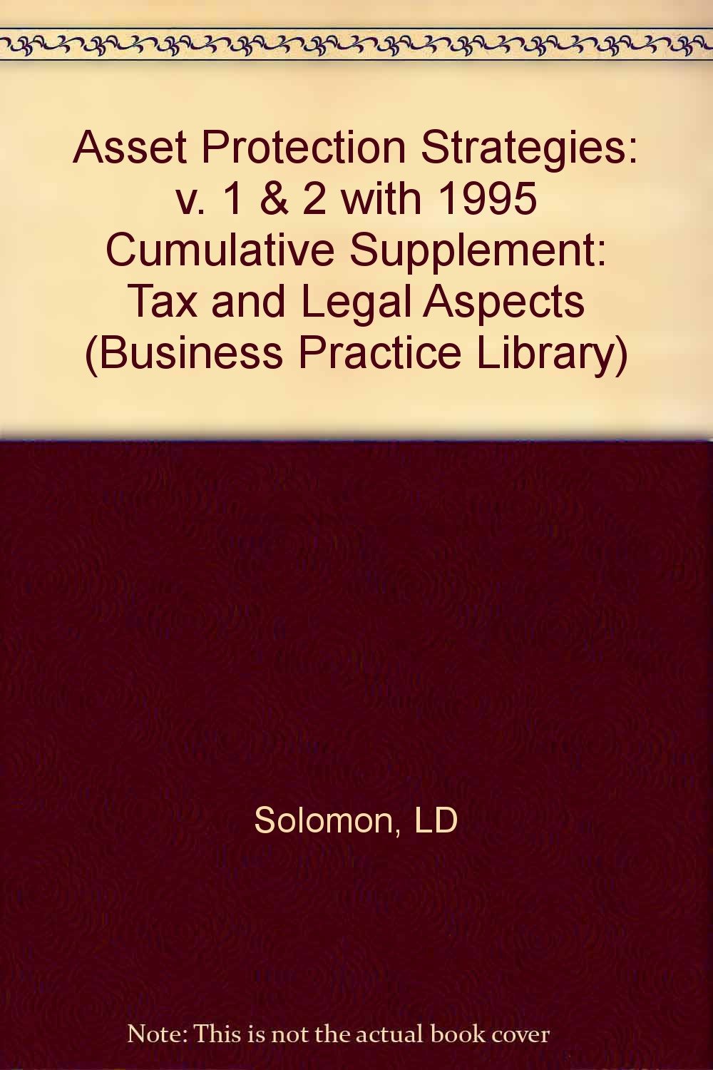 Asset Protection Strategies (Business Practice Library),Used