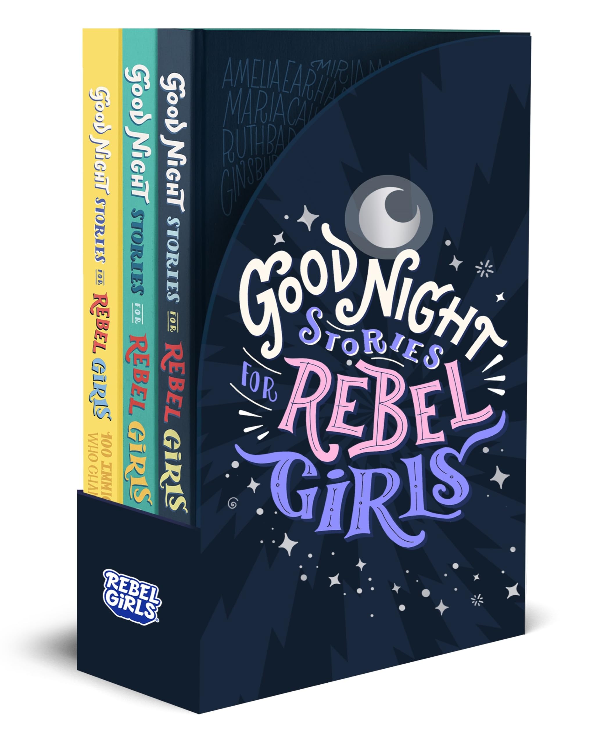 Good Night Stories for Rebel Girls 3Book Gift Set,Used