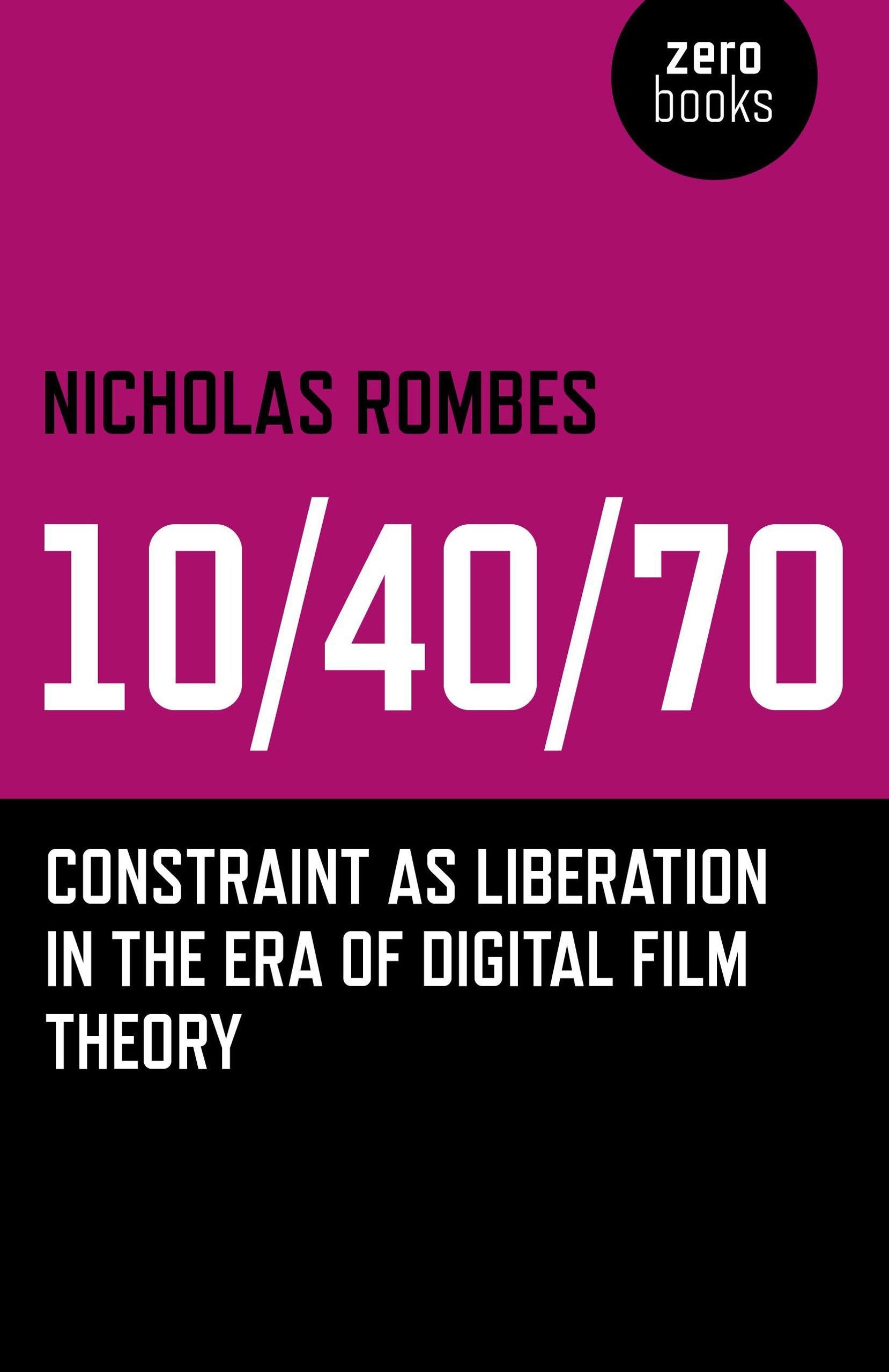 10/40/70: Constraint as Liberation in the Era of Digital Film Theory,Used