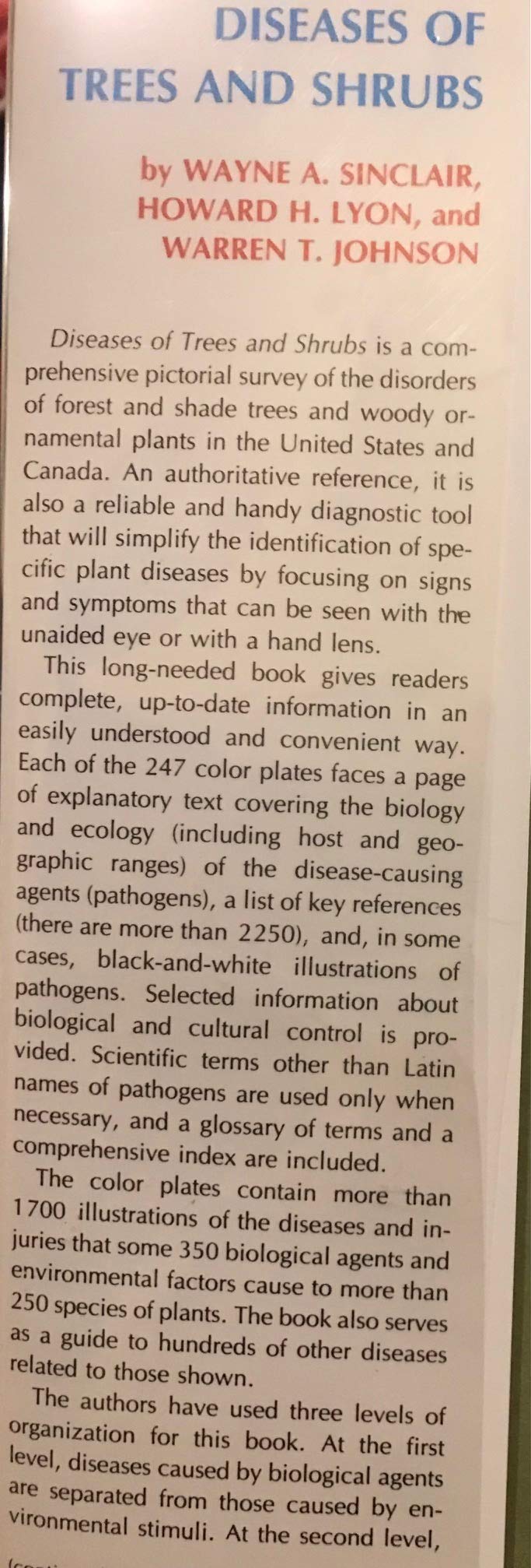 Diseases Of Trees And Shrubs,New
