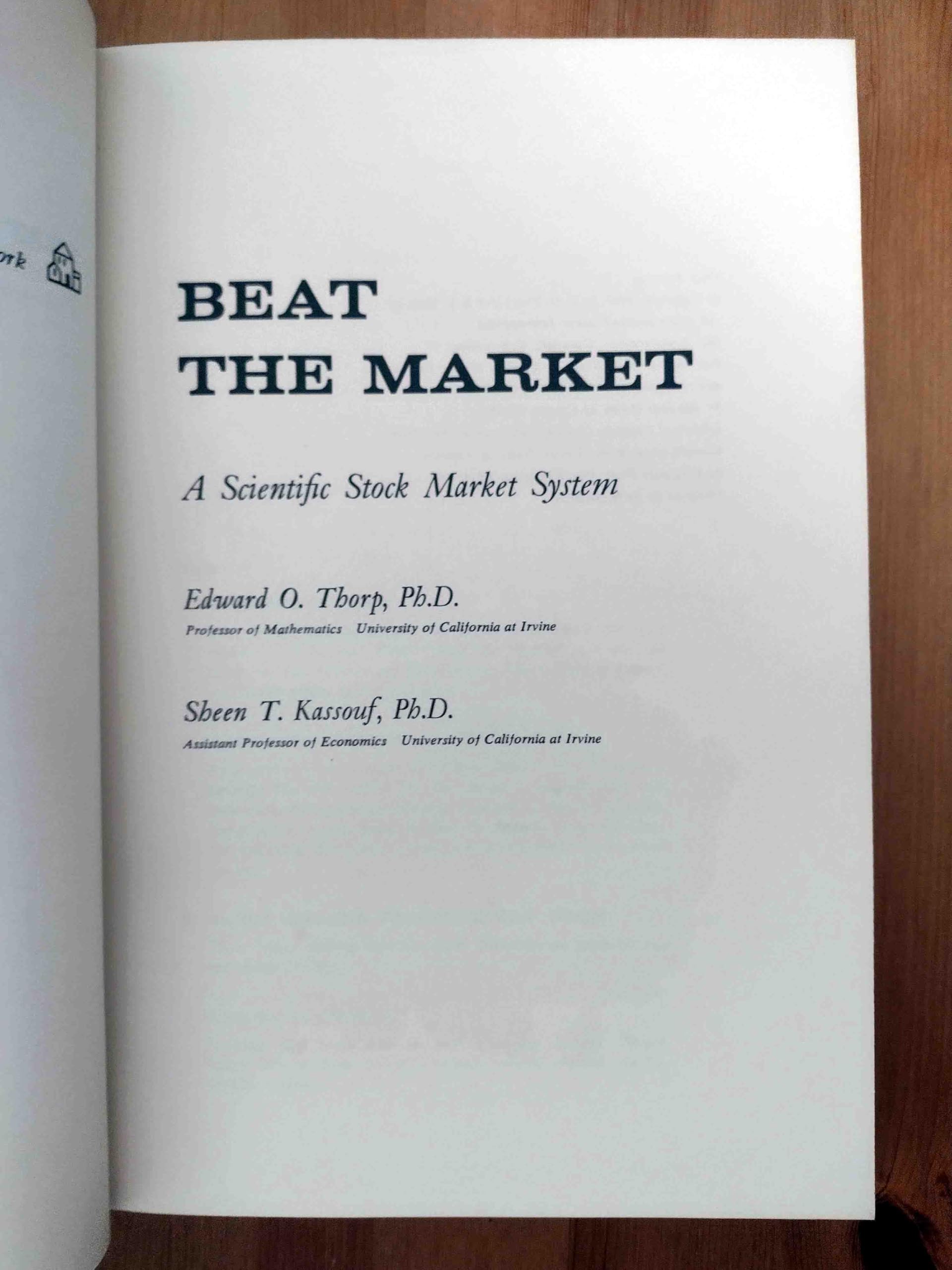 Beat the Market: A Scientific Stock Market System,Used