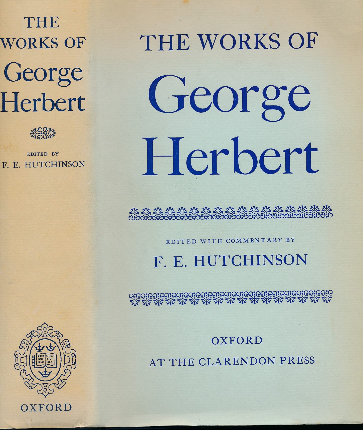 The Works of George Herbert (Oxford at the Clarendon Press),Used